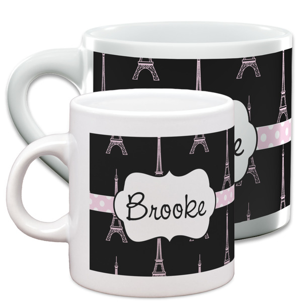 Black Eiffel Tower Espresso Mugs - Main Parent