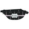 Black Eiffel Tower Fanny Pack - Front