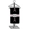 Black Eiffel Tower Finger Tip Towel (Personalized)