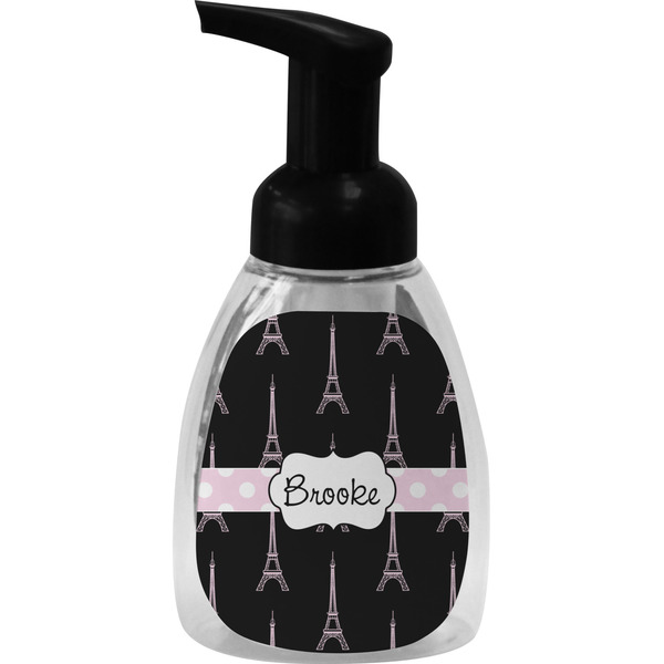 Black Eiffel Tower Foam Soap Bottle