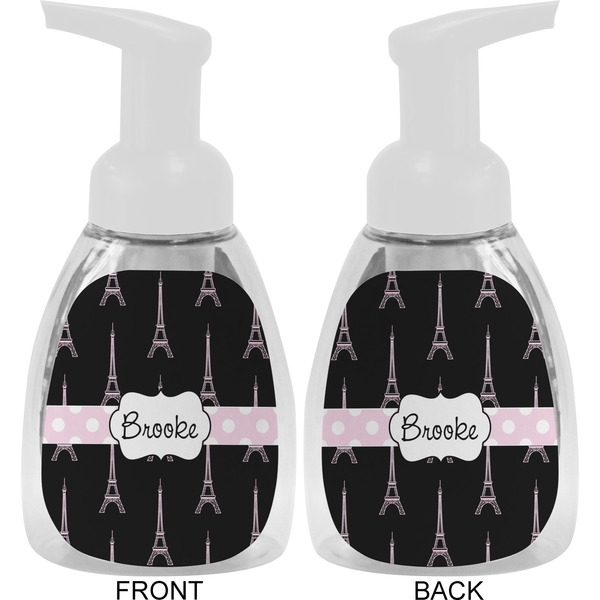 Black Eiffel Tower Foam Soap Bottle Approval - White