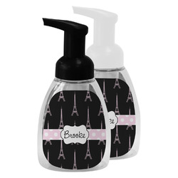 Black Eiffel Tower Foam Soap Bottle (Personalized)