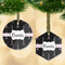 Black Eiffel Tower Frosted Glass Ornament - MAIN PARENT