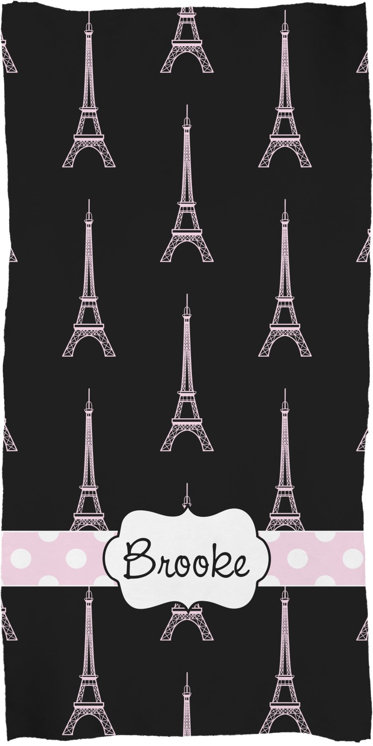 Embroidered Bath Towels Eiffel Tower Towel 3 Pice Bath towel set Paris 