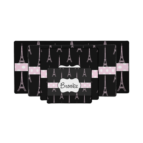 Black Eiffel Tower Gaming Mats - PARENT/MAIN