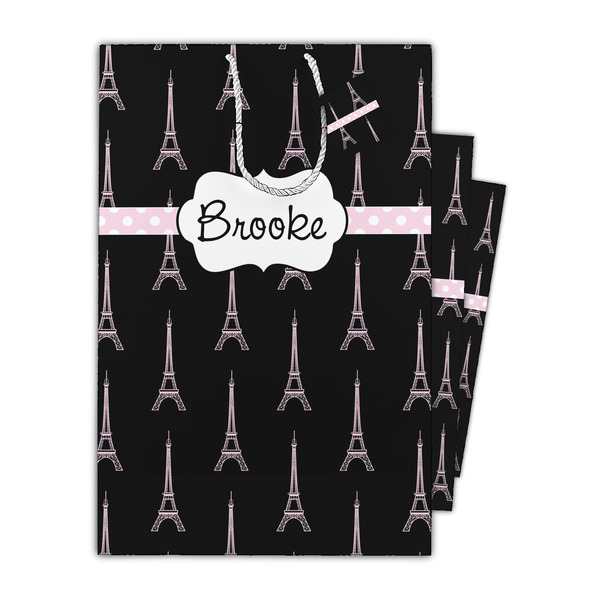 Black Eiffel Tower Gift Bags - Parent/Main