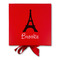 Black Eiffel Tower Gift Boxes with Magnetic Lid - Red - Approval