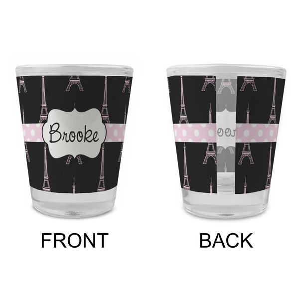 Black Eiffel Tower Glass Shot Glass - Standard - APPROVAL
