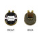 Black Eiffel Tower Golf Ball Hat Clip Marker - Apvl - GOLD