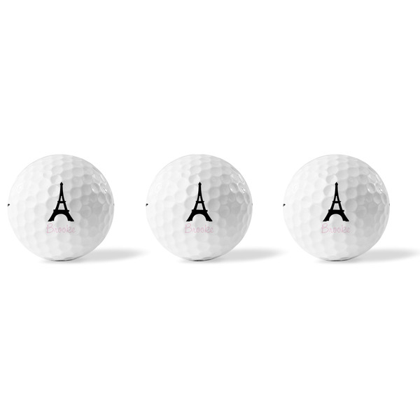 Black Eiffel Tower Golf Balls - Titleist - Set of 3 - APPROVAL