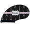 Black Eiffel Tower Golf Club Covers - FRONT