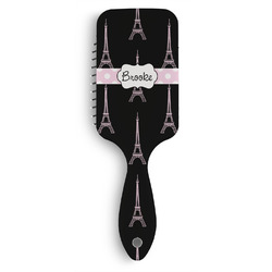 Black Eiffel Tower Hair Brushes (Personalized)
