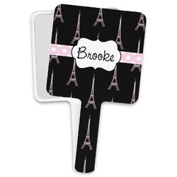 Black Eiffel Tower Hand Mirror (Personalized)