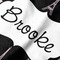 Black Eiffel Tower Hooded Baby Towel- Detail Close Up