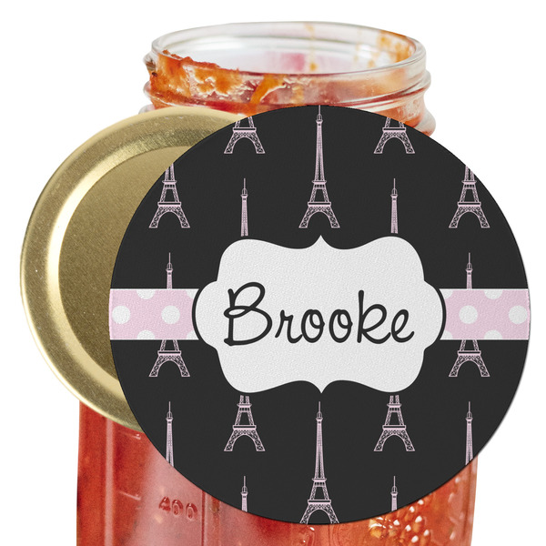Custom Black Eiffel Tower Jar Opener (Personalized)