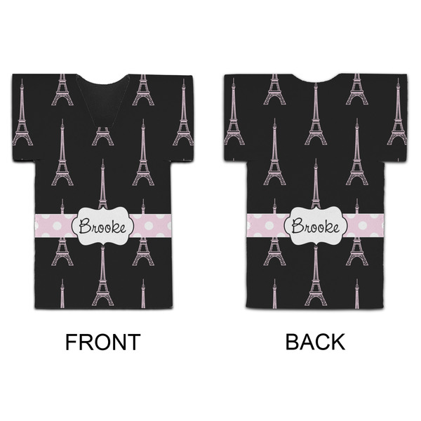Black Eiffel Tower Jersey Bottle Cooler - APPROVAL