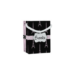 Black Eiffel Tower Jewelry Gift Bags (Personalized)