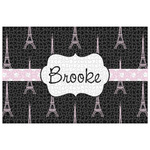 Black Eiffel Tower Jigsaw Puzzle - 1000-piece (Personalized)