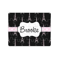 Black Eiffel Tower 30 pc Jigsaw Puzzle (Personalized)