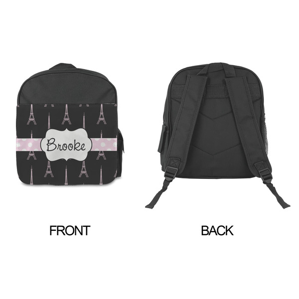 Black Eiffel Tower Kid's Backpack - Approval