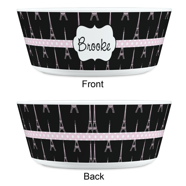 Black Eiffel Tower Kids Bowls - APPROVAL