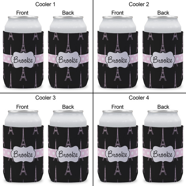 Black Eiffel Tower Can Sleeve (Approval)
