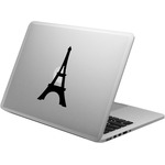 Black Eiffel Tower Laptop Decal