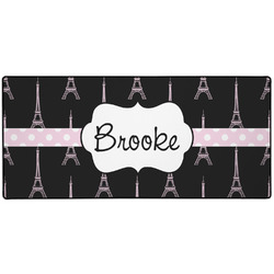 Black Eiffel Tower Gaming Mouse Pad (Personalized)