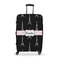 Black Eiffel Tower Large Travel Bag - With Handle