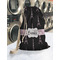Black Eiffel Tower Laundry Bag in Laundromat