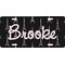 Black Eiffel Tower Personalized Novelty License Plate