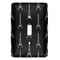 Black Eiffel Tower  Light Switch Cover (Single Toggle)