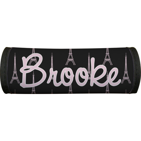 Black Eiffel Tower Luggage Handle Wrap