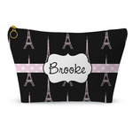 Black Eiffel Tower Makeup Bag (Personalized)