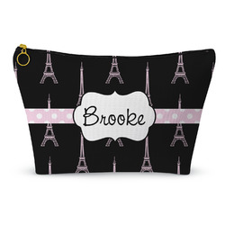 Black Eiffel Tower Makeup Bags (Personalized)