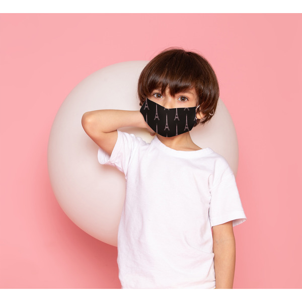 Black Eiffel Tower Mask1 Child Lifestyle