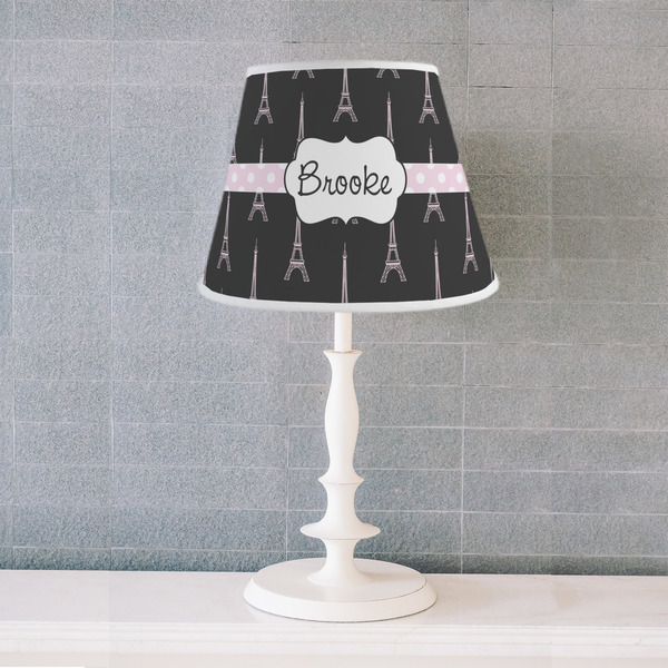 Black Eiffel Tower Poly Film Empire Lampshade - Lifestyle