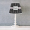 Black Eiffel Tower Poly Film Empire Lampshade - Lifestyle