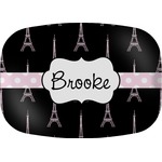 Black Eiffel Tower Melamine Platter (Personalized)