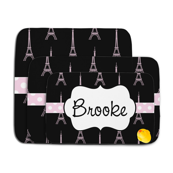Black Eiffel Tower Memory Foam Bath Mat - MAIN PARENT