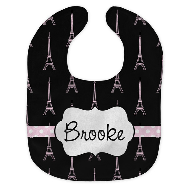 Black Eiffel Tower New Bib Flat Approval