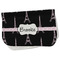 Black Eiffel Tower Burp Cloth - Fleece w/ Name or Text