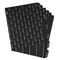 Black Eiffel Tower Page Dividers - Set of 6 - Main/Front