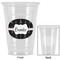 Black Eiffel Tower Party Cups - 16oz - Approval