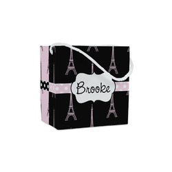 Black Eiffel Tower Party Favor Gift Bags (Personalized)