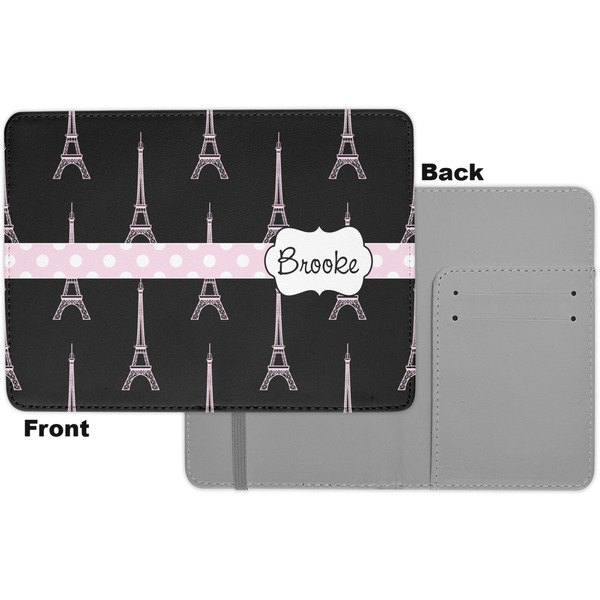 Black Eiffel Tower Passport Holder - Apvl