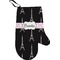 Black Eiffel Tower  Personalized Oven Mitts