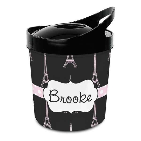 Custom Black Eiffel Tower Plastic Ice Bucket (Personalized)