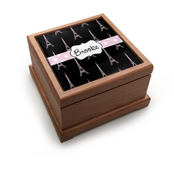 Black Eiffel Tower Pet Urn w/ Name or Text