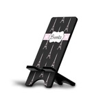 Black Eiffel Tower Cell Phone Stand (Personalized)